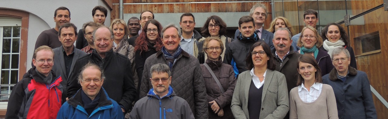 Photo des participants lors de la réunion jointe entre le SIG-GR et GeoRhena (30.11.2015)