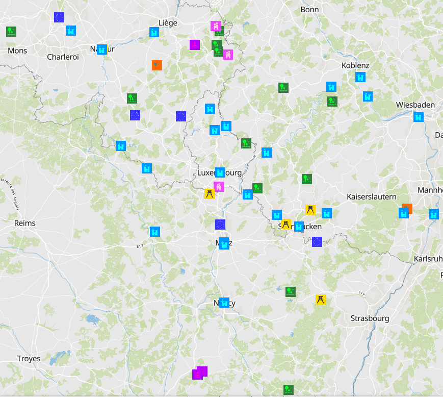 Touristische Stätten 2020 - Neues Fenster