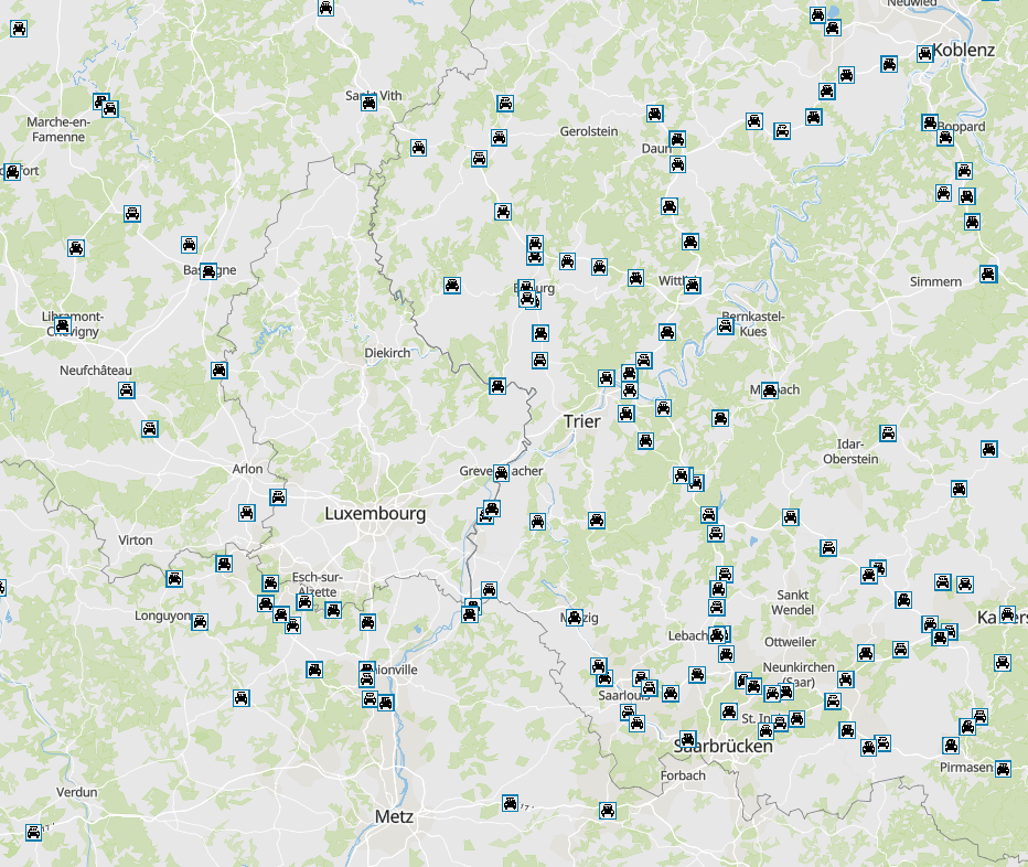 Mitfahrerparkplätze 2021 - Neues Fenster