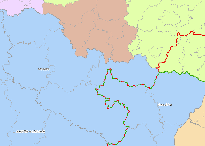 Grossregion und Oberrheinkonferenz: Verwaltungseinheiten 2016 auf der Kartenanwendung - Neues Fenster