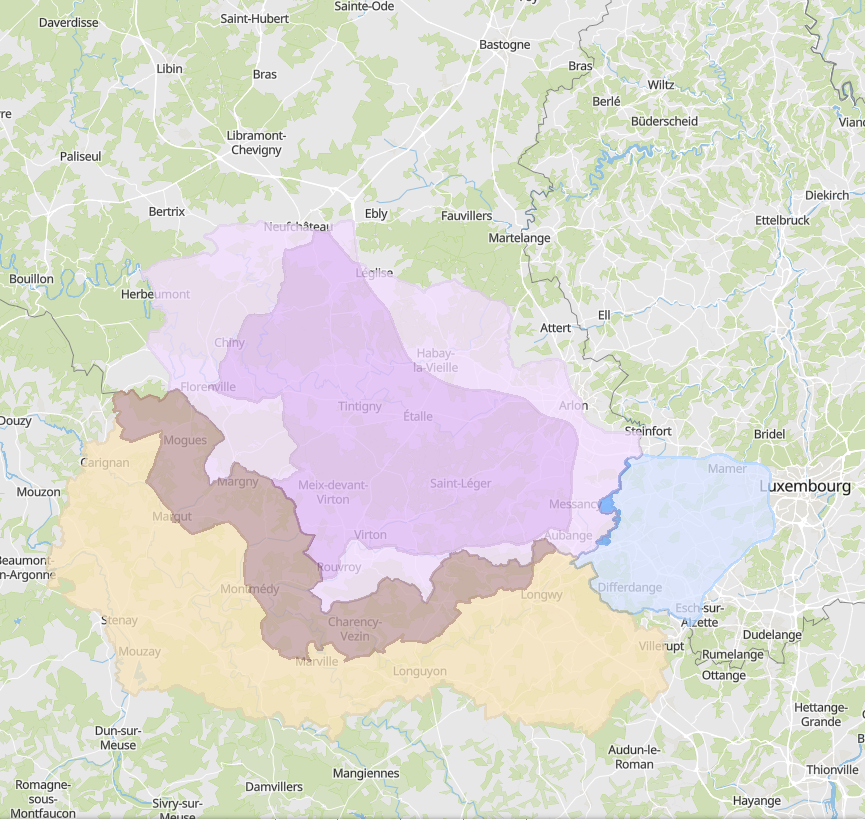 Afrikanische Schweinepest auf der Kartenanwendung - Neues Fenster