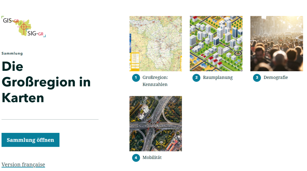 StoryMaps des GIS-GR: Die Großregion in Karten