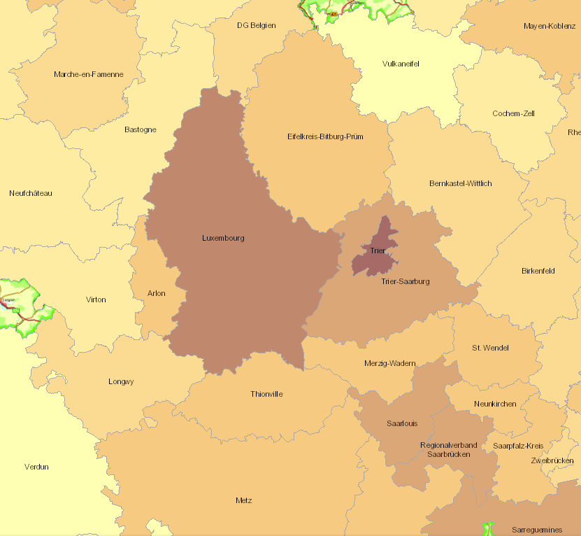 Part de la population en âge de travailler dans la pop. totale 2012 sur l'application cartographque - Nouvelle fenêtre