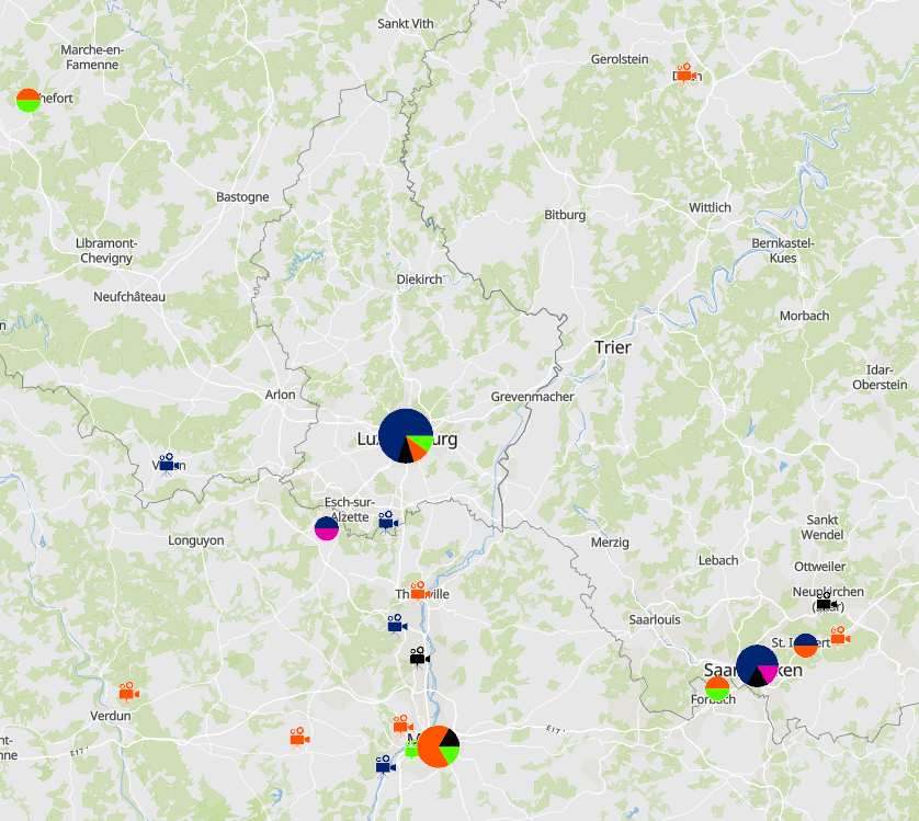 Festivals de cinéma 2024 sur l'application cartographique