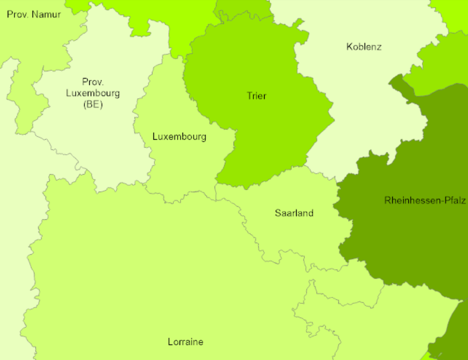 Part PIB consacrée à la recherche et au développement en 2023 sur l'application cartographique