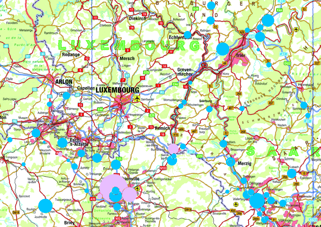 Aires de covoiturage 2016 sur l'application cartographique - Nouvelle fenêtre