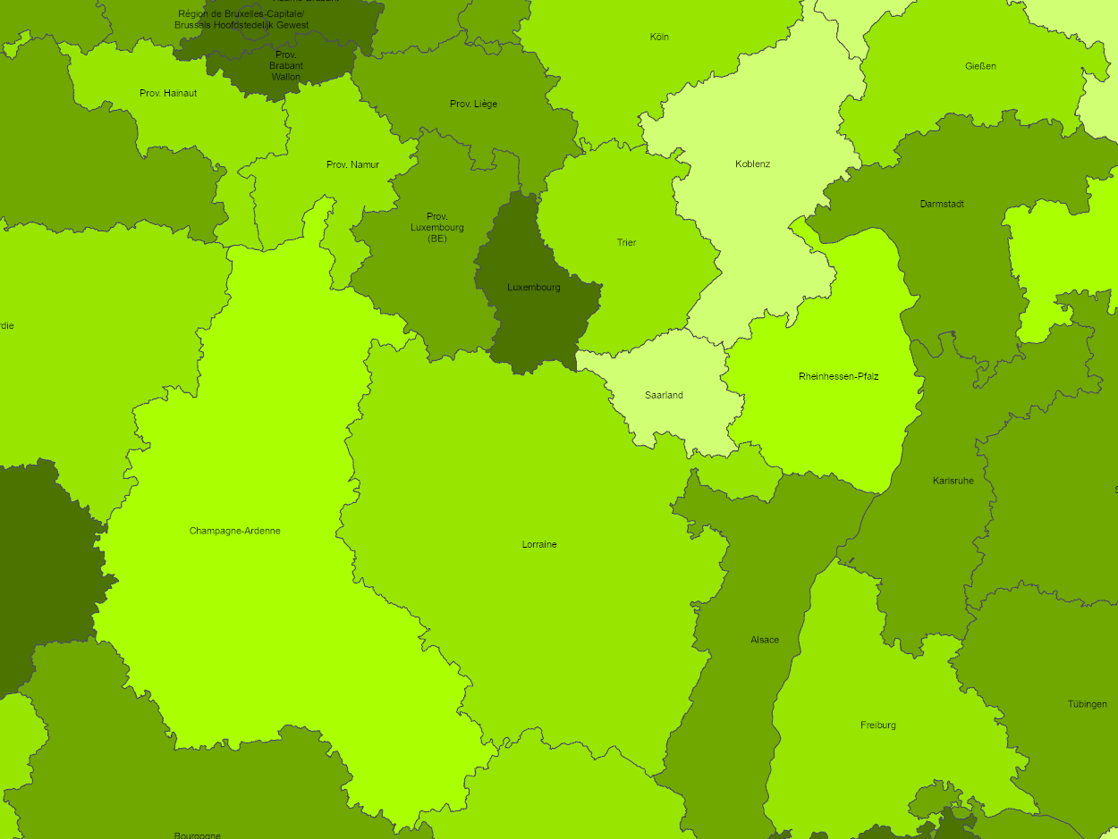 Part de la population (30-34 ans) titulaire d'un diplôme de l'enseignement supérieur en 2016 sur l'application cartographique - Nouvelle fenêtre