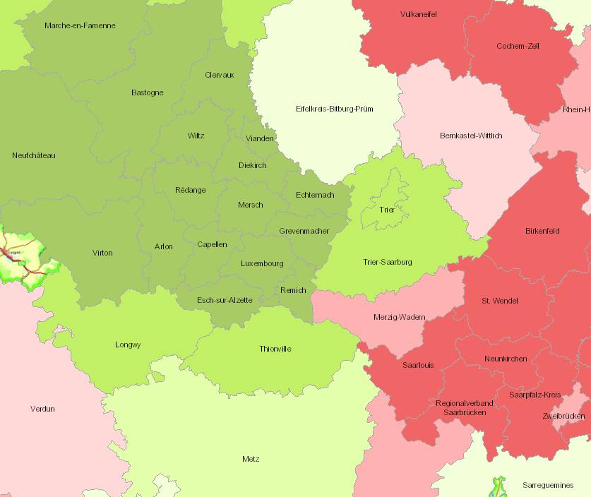 Evolution de la population 2000-2015 sur l'application cartographique - Nouvelle fenêtre