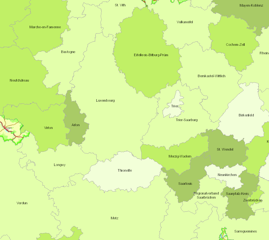 Evolution du nombre de jeunes chômeurs 2010-2017 sur l'application cartographique - Nouvelle fenêtre