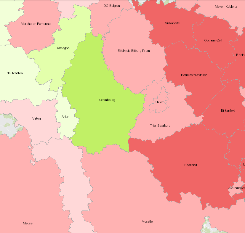 Projection de la population 20-64 ans 2020-2050 sur l'application cartographique - Nouvelle fenêtre