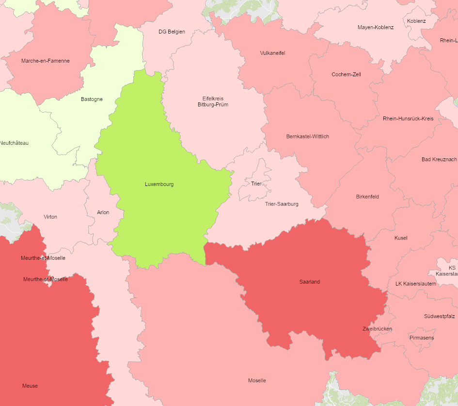 Projection de la population 20-64 ans 2022-2050